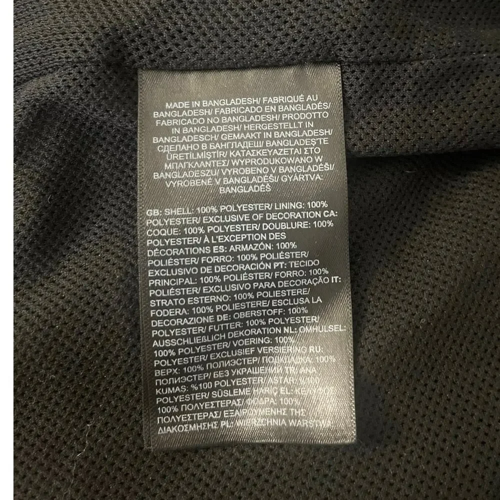 The North Face Men's Black Hooded Windbreaker Jacket Size Small